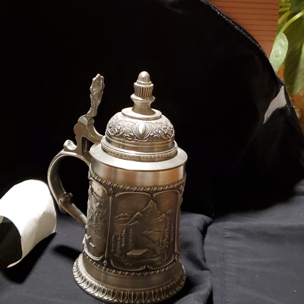 ZINN Rare Pewter Stein from Germany